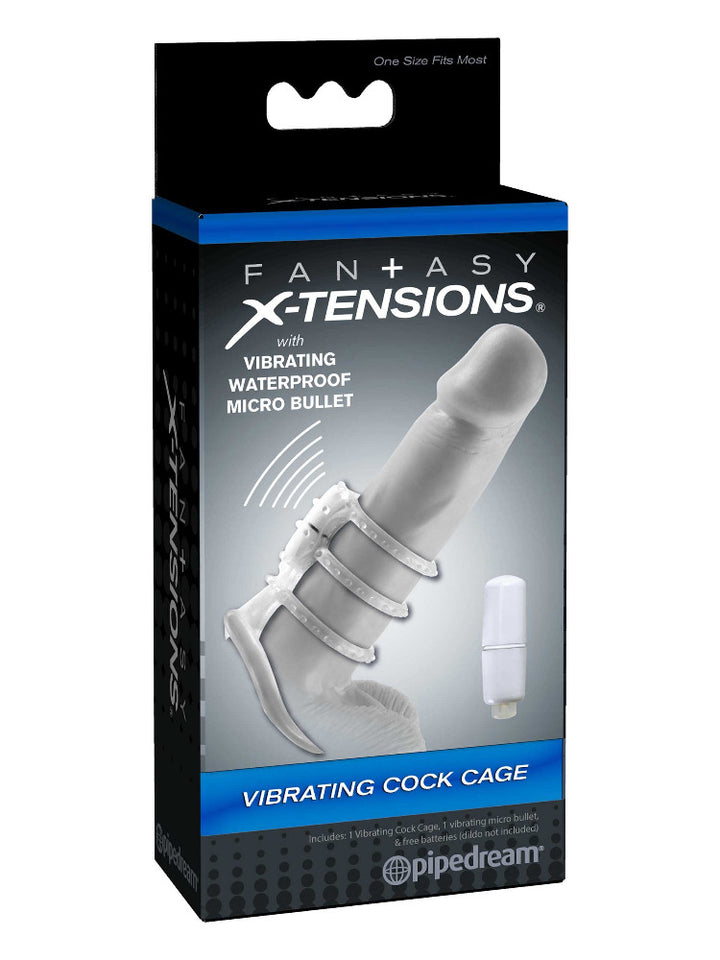 vibrating cock cage Fantasy X-tensions Vibrating Cock Cage