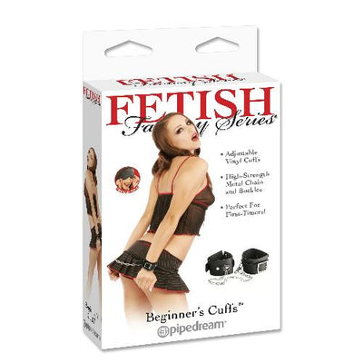 Fetish Fantasy Bondage Beginner’s Cuffs Set Bondage & Fetish Pipedream Products Black