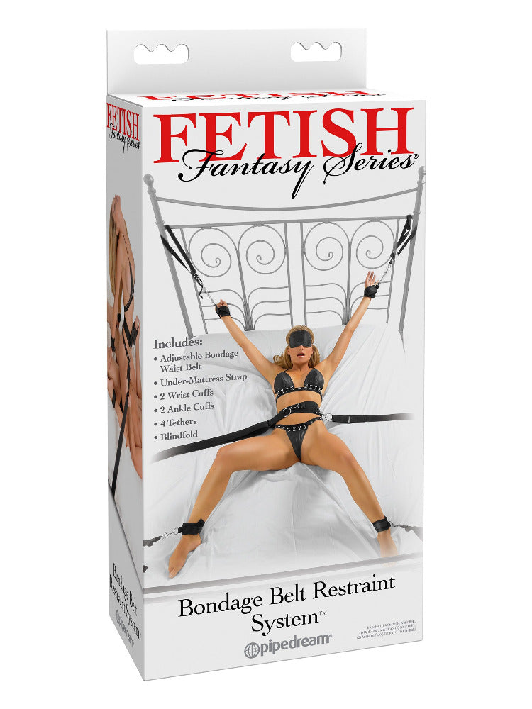 Fetish Fantasy Series Bondage Belt System Bondage & Fetish Pipedream Products Black