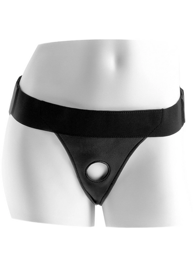 Fetish Fantasy Crotchless Strap-On Harness More Toys Pipedream Products Black