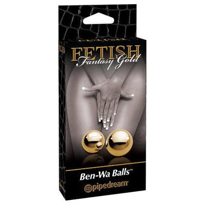 Fetish Fantasy Gold Ben Wa Balls More Toys Pipedream Products Gold