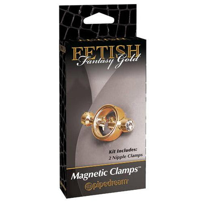 Fetish Fantasy Gold Magnetic Clamps Bondage & Fetish Pipedream Products Gold