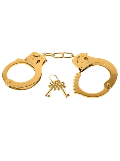 Fetish Fantasy Gold Metal BDSM Handcuffs Bondage & Fetish Pipedream Products Gold