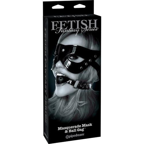 Fetish Fantasy Masquerade Mask & Ball Gag Bondage & Fetish Pipedream Products Black