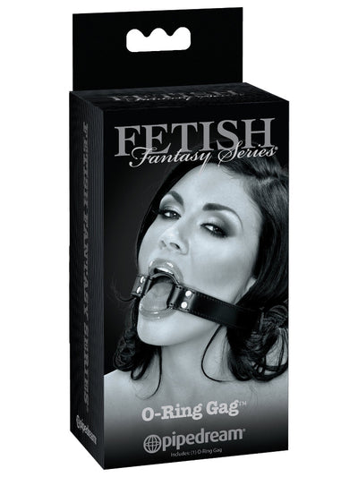 Fetish Fantasy Limited Bondage O-Ring Gag Bondage & Fetish Pipedream Products Black/Silver