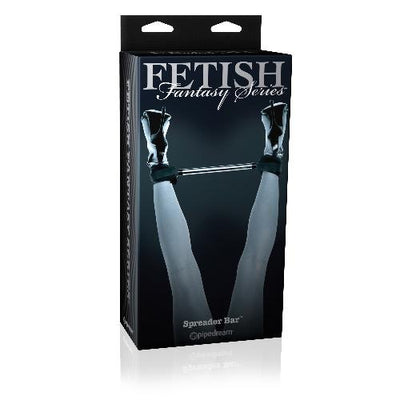 Fetish Fantasy Limited Spreader Bar & Cuffs Bondage & Fetish Pipedream Products Black/Silver