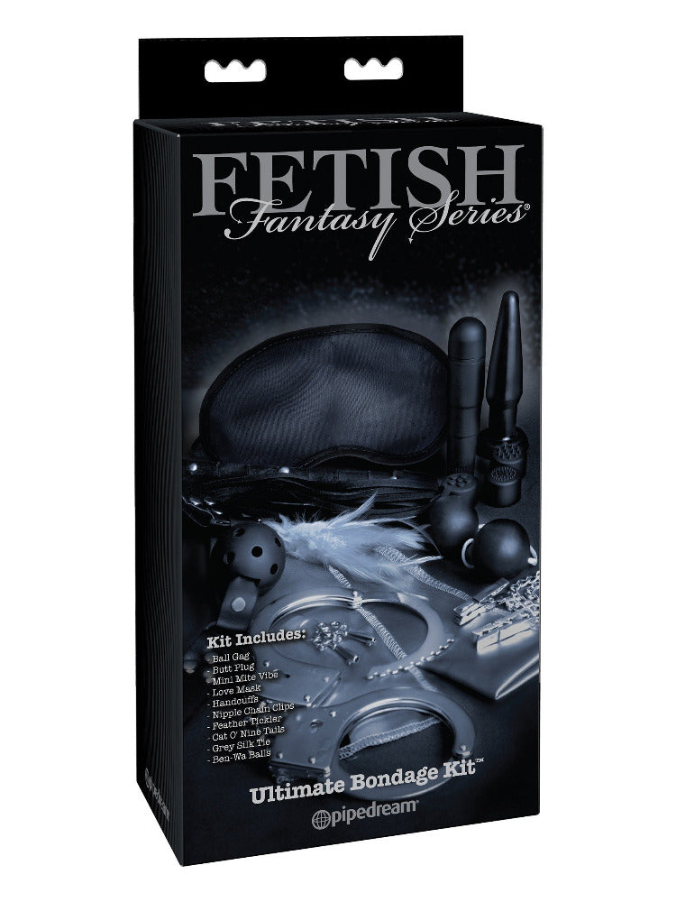 Fetish Fantasy Limited Ultimate Bondage Kit Bondage & Fetish Pipedream Products Black/Grey