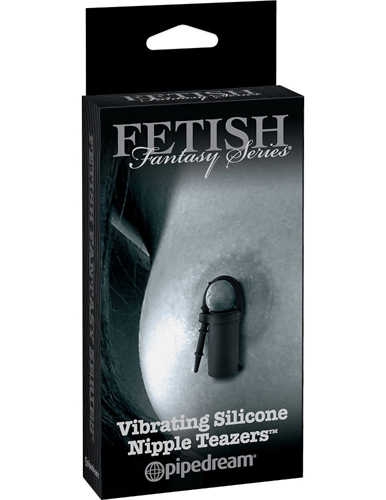 Fetish Fantasy Vibrating Nipple Teazers Bondage & Fetish Pipedream Products Black
