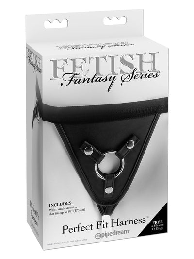 Fetish Fantasy Perfect Fit Strap-On Harness More Toys Pipedream Products Black
