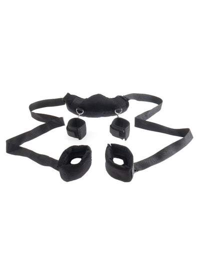 Fetish Fantasy Position Master with Cuffs Bondage & Fetish Pipedream Products Black