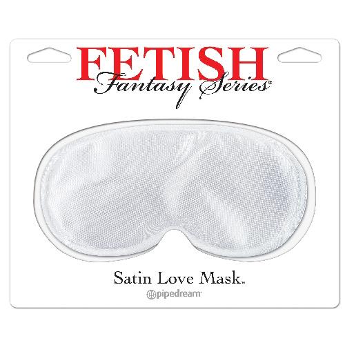Fetish Fantasy Bondage Satin Love Mask Bondage & Fetish Pipedream Products White