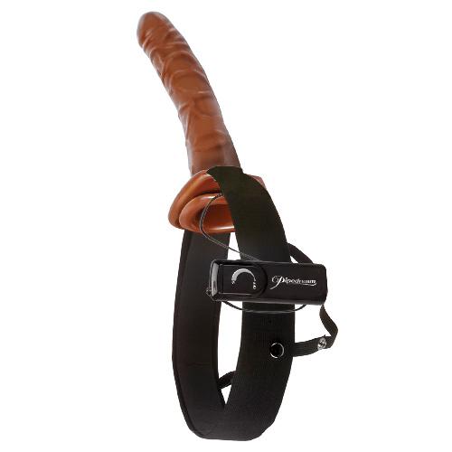 Fetish Fantasy Vibrating Hollow Strap-On More Toys Pipedream Products Dark