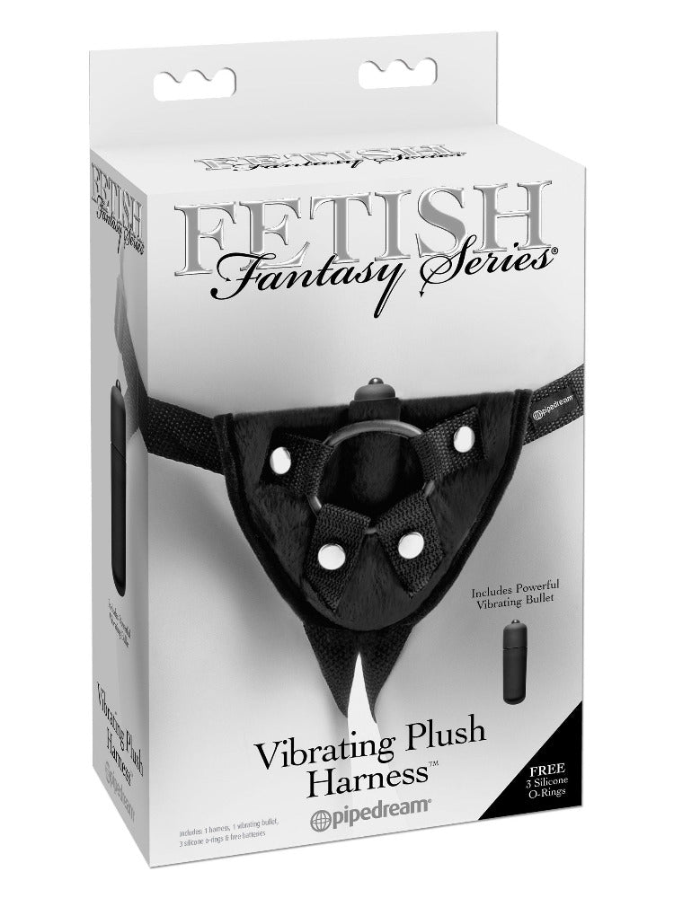 Fetish Fantasy Plush Strap-On Harness More Toys Pipedream Products Black