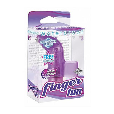 Finger Fun Vibrating G-Spot Finger Sleeve More Toys Pipedream Products Purple