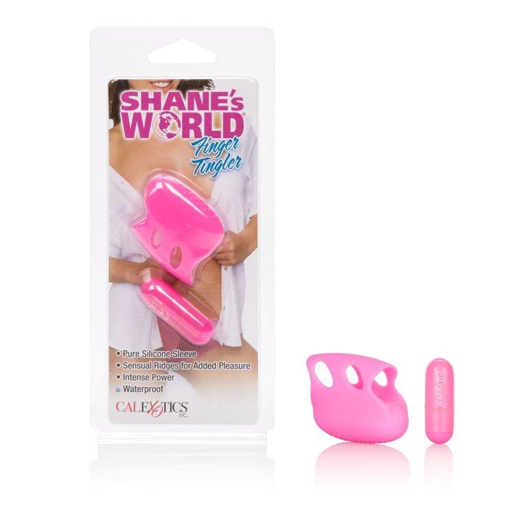 Shane’s World Finger Tingler Vibrator More Toys California Exotics Novelties Pink