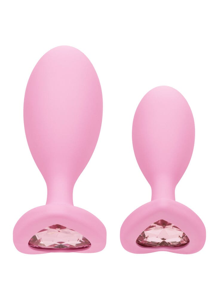 First Time Crystal Booty Duo Butt Plug Set