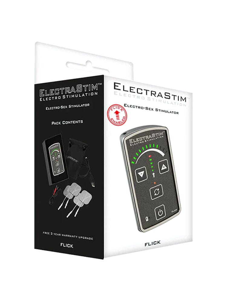 ElectraStim Flick Stimulator Multi-Pack Bondage & Fetish Cyrex Black