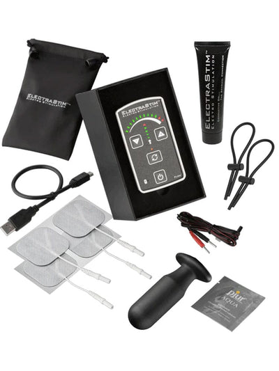 ElectraStim Flick Stimulator Multi-Pack Bondage & Fetish Cyrex Black