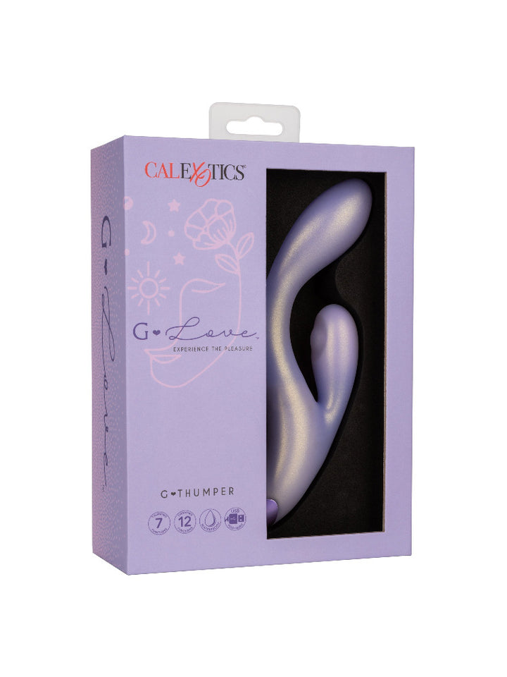 G-Love: Silicone G-Thumper Rabbit Vibrator