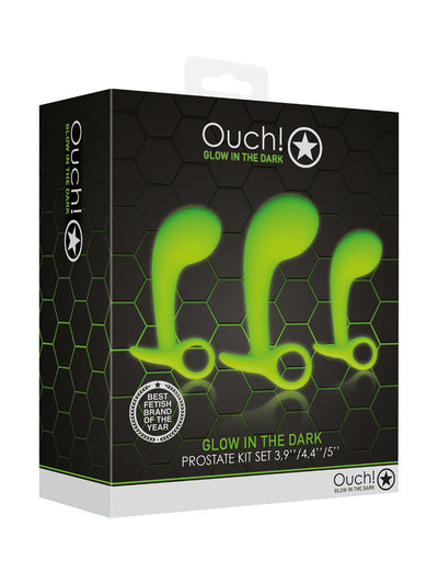 OUCH! Glow In The Dark Prostate Probe Kit Anal Shots America 