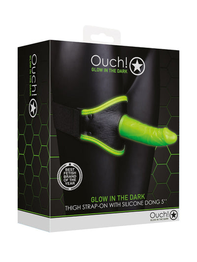 OUCH! Glow In The Dark Thigh Strap-On More Toys Shots America 