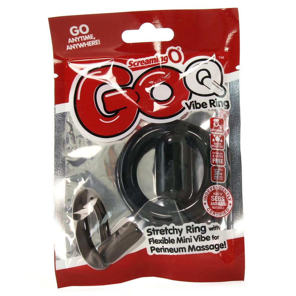 GO Q Vibe Ring More Toys Screaming O Black GO Q Vibrating Perineum & Cock Ring More Toys Screaming O Black