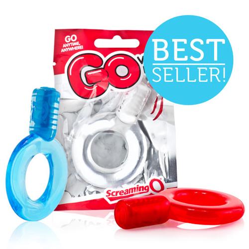 Go Vibe Ring Vibrating Cock Ring More Toys Screaming O Blue