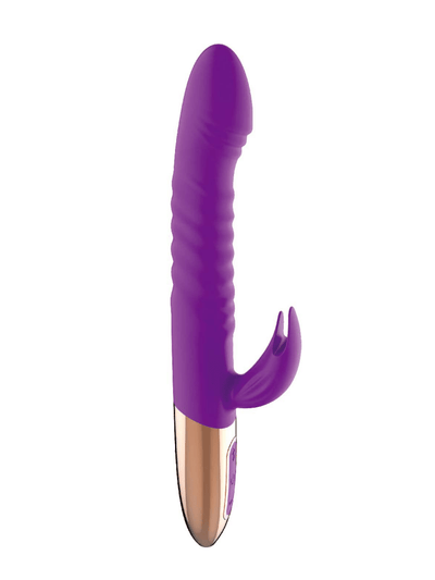 Goddess Thrusting Delight Rabbit Vibrator Vibrators NassToys Purple