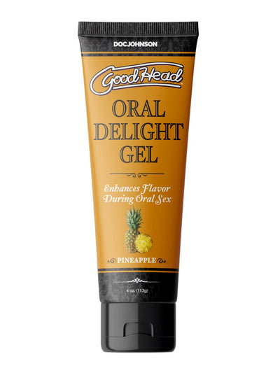 Goodhead Oral Delight Gel Sexual Enhancers Doc Johnson Pineapple 4 fl. Oz
