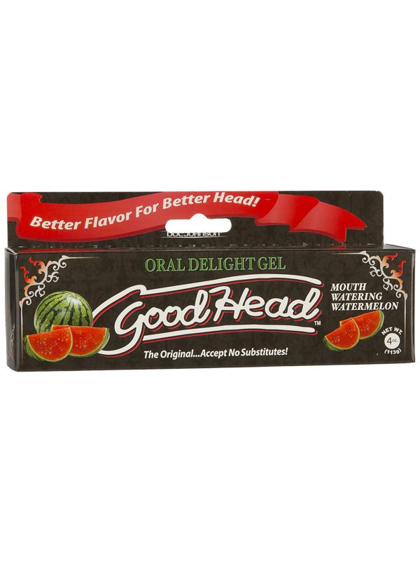 Goodhead Oral Delight Gel Sexual Enhancers Doc Johnson Watermelon 4 fl. Oz