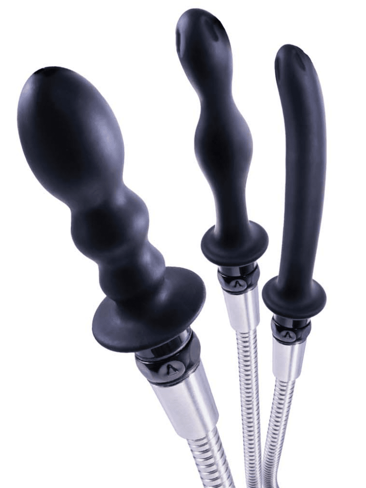 H20 Hydro Douche Anal Cleaning Kit Anal Toys Nasstoys Black