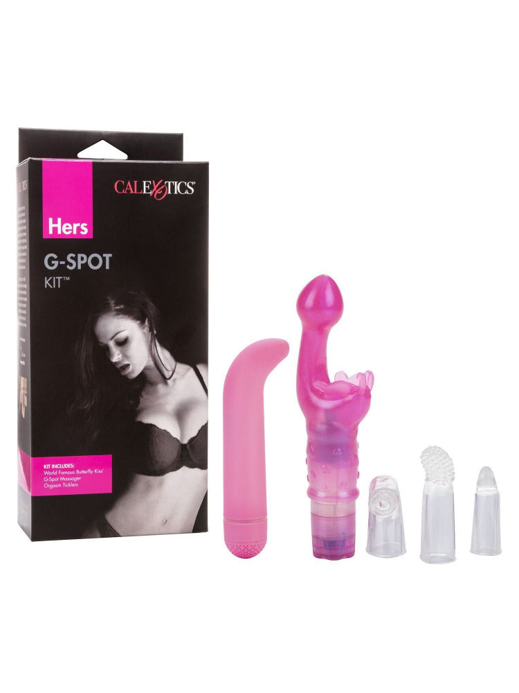 Hers G-Spot Vibrator Kit Vibrators California Exotic Novelties Pink