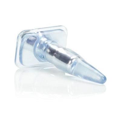 High-Intensity Vibrating Anal Probe Anal Toys CalExotics Clear Blue