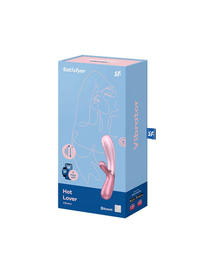 Hot Lover Rabbit Connect App Vibrator Vibrators Satisfyer Pink/Rose Pink