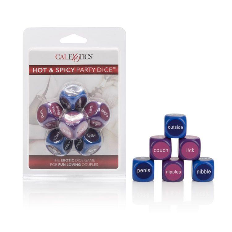Hot & Spicy Adult Erotic Party Game Dice Novelties and Games CalExotics 
