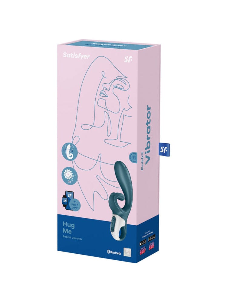 Hug Me Connect App Rabbit Vibrator Vibrators Satisfyer Slate