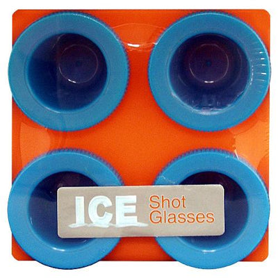 ICE Shot Glass Maker Set Novelties and Games Kheper Games Blue/Orange