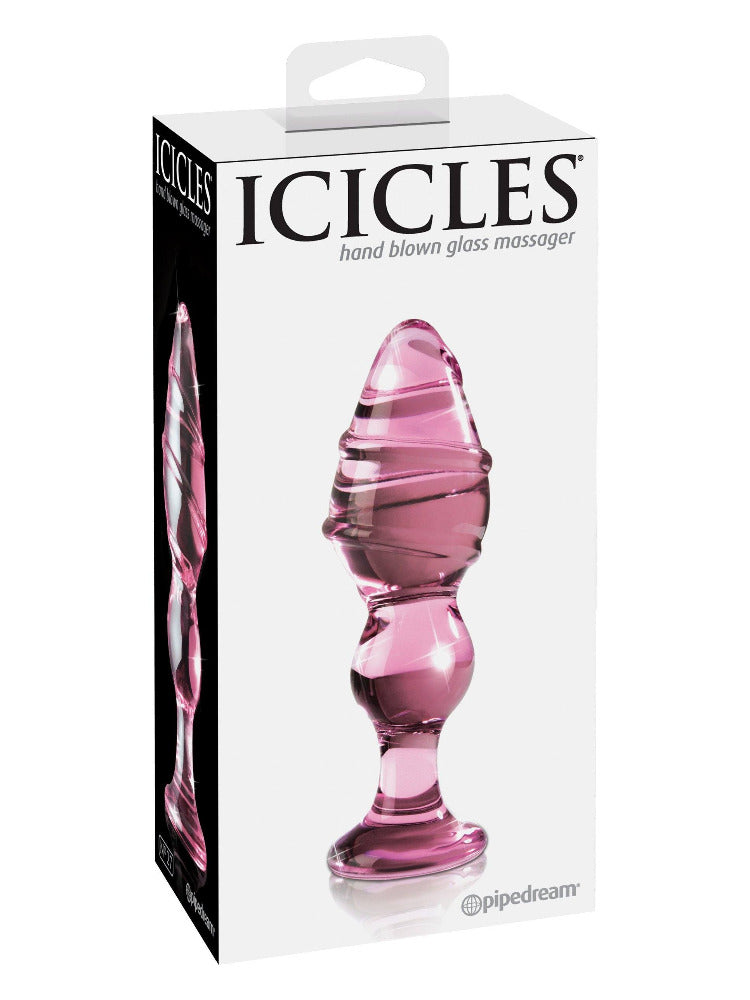 Icicles No. 27 Glass Butt Plug Anal Pipedream Products 