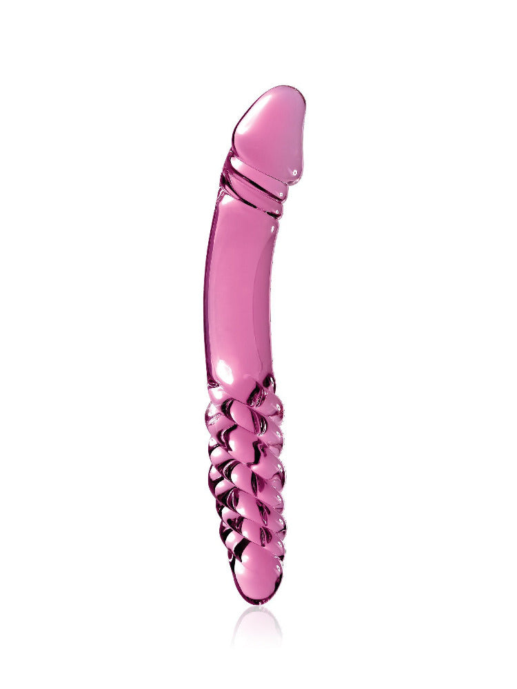 Icicles No. 57 Glass Dual Ended Massager Dildos Pipedream Products Pink
