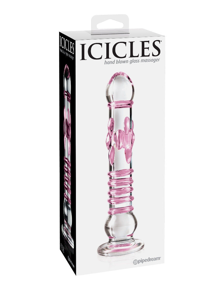 Icicles No. 6 Glass Dildo Massager Icicles No. 6 Glass Dildo Massager