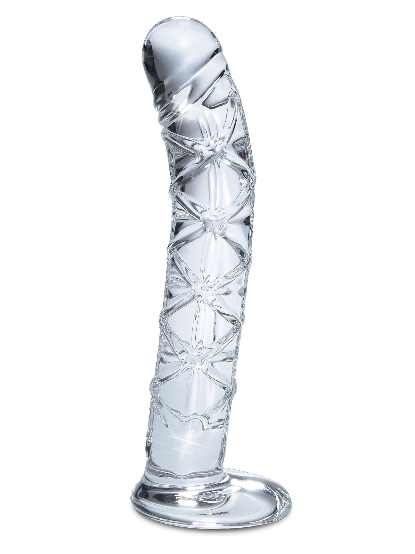 Icicles No. 60 Glass Dildo Massager Dildos Pipedream Products Clear