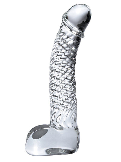 Icicles No. 61 Glass Dildo Massager Dildos Pipedream Products Clear