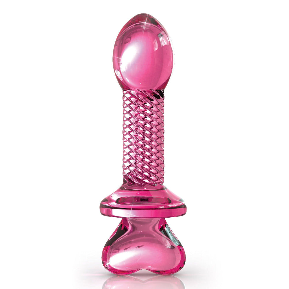 Icicles No. 82 Glass Massager Anal Probe Anal Toys Pipedream Products Pink