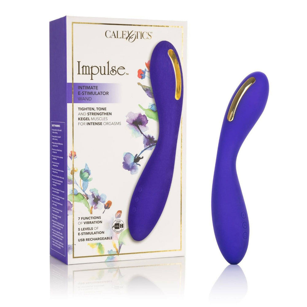 Impulse E-Stimulator Intimate Kegel Wand Bondage & Fetish CalExotics Purple