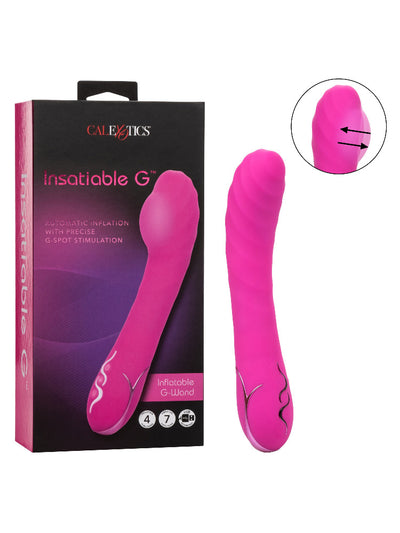 Insatiable G-Wand Inflatable “G” Vibrator Vibrators CalExotics Pink