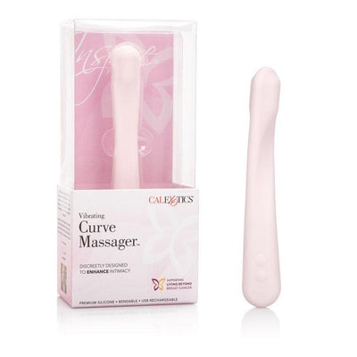 Inspire Curve Bendable Personal Massager Vibrators CalExotics Pink