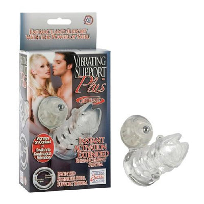 Vibrating Support Plus Instant Activation More Toys California Exotic Novelties Clear