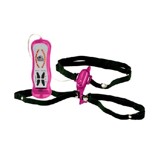 InterActives Mini Dolphin Wearable Vibrator More Toys California Exotics Novelties Pink/Black