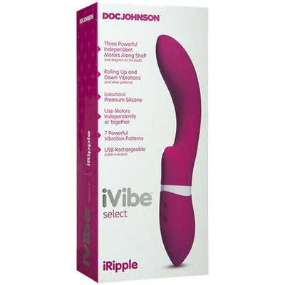 iVibe Select Silicone iRipple Vibrator Vibrators Doc Johnson Pink