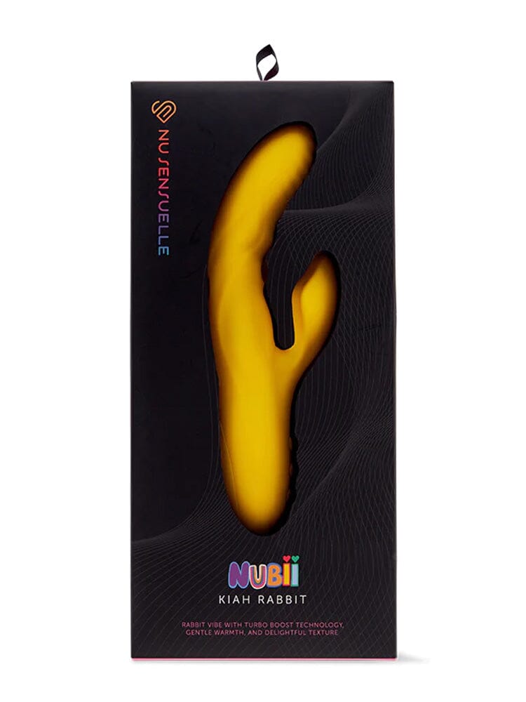 NUBII Kiah Rechargeable Rabbit Vibrator Vibrators Nu Sensuelle Yellow